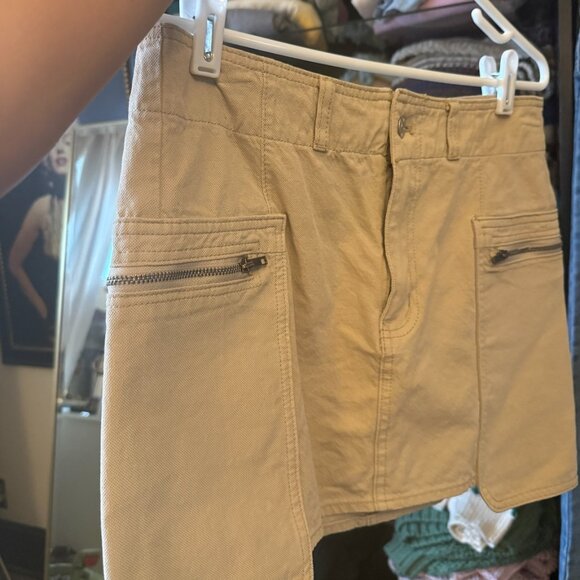 Khaki Cargo Mini Skirt - Picture 4 of 4